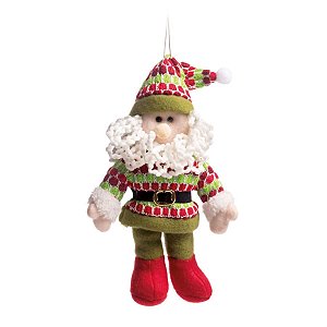 Enfeite para Pendurar Noel com Tricot (Fun) - 12 Un