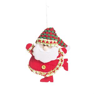 Enfeite para Pendurar Noel Fun Vermelho e Verde