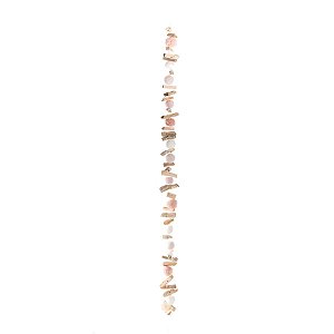 Festão para Pendurar Rosa Claro e Branco - 2 Un