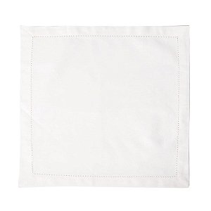 Guardanapo de Natal de Tecido Liso Branco 39X39cm (Homemade) - 4 Peças