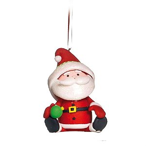 Ornamento de Noel Vermelho e Branco