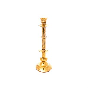 Porta Vela em Resina Ouro Tamanho G