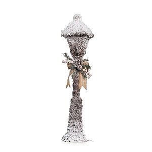 Poste de Chalé Nevado Branco 100cm (Chalé)