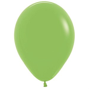 Balão Látex Fashion Verde Lima 5" / 13cm - 50 Un