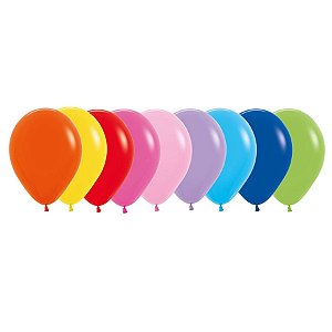 Balão Látex Fashion Sortido 12" / 28cm - 50 Un