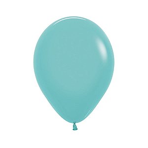 Balão Látex Fashion Agua Marinha 12" / 30cm - 50 Un
