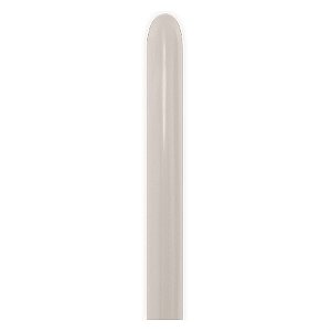 Balão Látex Twist Satin Prata 260'' / 5x150cm - 50 Un