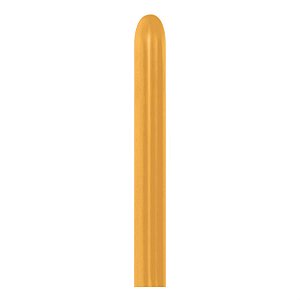 Balão Látex Twist Metal Dourado 260'' / 5x150cm - 50 Un