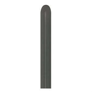 Balão Látex Twist Metal Grafite 260'' / 5x150cm - 50 Un
