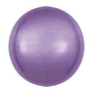 Balão Bolha Metal Roxo 18" / 45cm