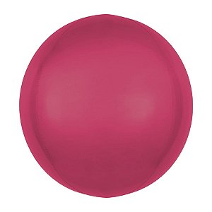 Balão Bolha Metal Marsala 18" / 45cm