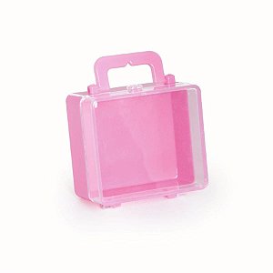 Mini Maletinha Quadrada Rosa - 8 Un