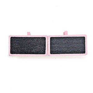 Prendedor Lousa Rosa - 6 Peças