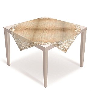 Festa Pedacinho do Céu - Toalha de Mesa Convidados Pedacinho do Céu 79x79 - 5 Peças