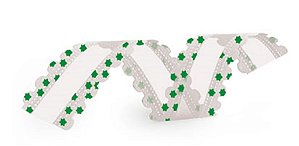 Fita Decorativa Aramada Estrela Verde 40mmx10m - 1 Unidade
