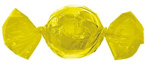 Embalagem Alumínio para Trufa Amarelo 15X16 - 100 Un