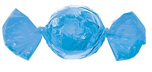 Embalagem Alumínio para Trufa Azul Claro 15X16 - 100 Un