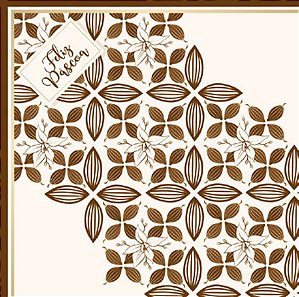 Express Flor de Cacau Marfim 39X39 - 25 Un