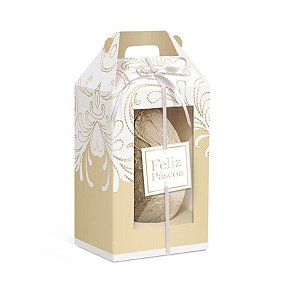 Caixa Maleta Vertical para Ovo e Visor Ovos de Ouro 500g - 6 Un