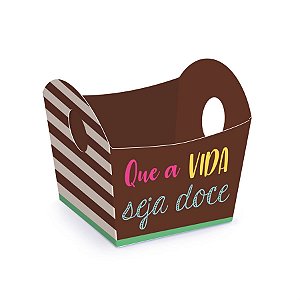 Cromus - Cestinha M 7X7X8 - Pacote com 10 Un