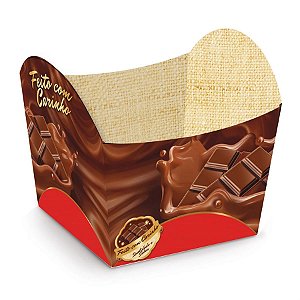 Cromus - Cestinha na Medida P 5,5X5,5X6 - Pacote com 10 Un