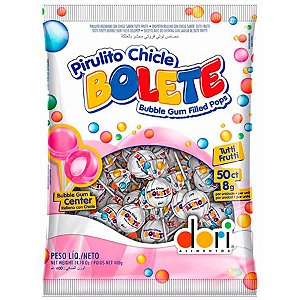 Pirulito Chiclete Bolete 400g - Dori