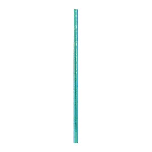 Canudo De Papel Nacarado Verde 20Cm Pt - 20 Unidades