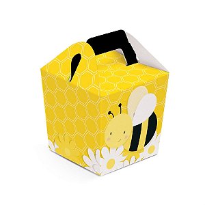 Caixa Sushi Abelhinha 6,5X6,5X7,5 Pt - 8 Unidades