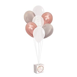 Kit Balões Para Decoração De Painel Oh Baby Girl