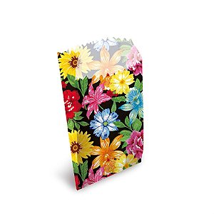 Saquinho para Pipoca e Hot Dog Floral Grande 14x8x4 - 50 Un