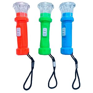 Lembrancinha Infantil - Chaveiro Mini Lanterna - 1 Un