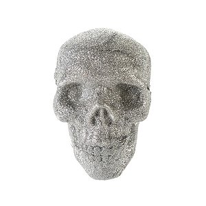 Cranio com Glitter - Tam. Aprox. 10 Cm