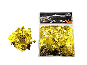 Confetes 40G Quadrado Dourado