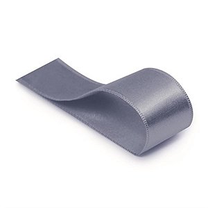 Fita Cetim Liso Cinza 38mmx10m