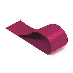 Fita Cetim Liso Fucsia 6,5mmx10m