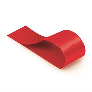 Fita Cetim Liso Rubi 21,5mmx10m