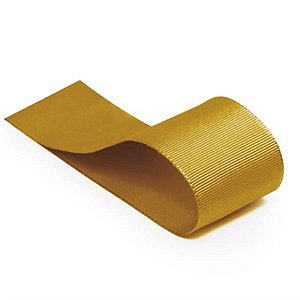Fita Gorgurão Liso Ouro 21,5mm x 10m