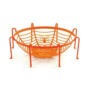 Cesta Teia de Aranha Laranja