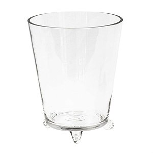 Vaso de Vidro Cônico G 16x16x20