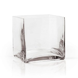Vaso de Vidro Transparente G 15x15x15