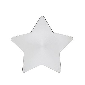 Prato de Natal Estrela Prata G - 1 Un