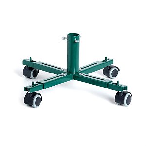 Pé para Árvore Extens com Rodinha Árvore Ate 240cm Verde