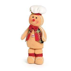 Ginger Bread em Pé com Colete Car M