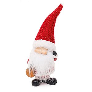 Kringle com Gorro de Crochê Vermelho e Branco M - 2 Un