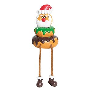 Noel Donuts com Perna Comprida Colorido