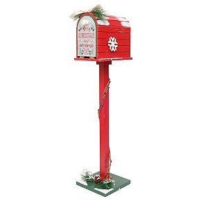 Caixa de Correio Decorativa Vermelho - 1 Unidade
