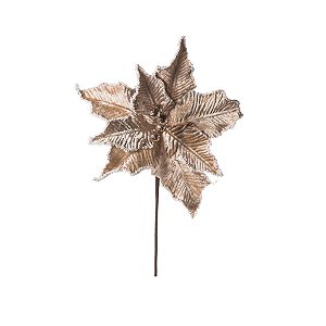 Poinsettia de Veludo Nude - 1 Un