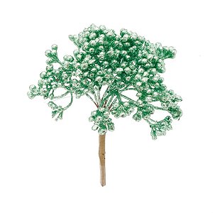 Pick Frutas Glitter Verde - 1 Un