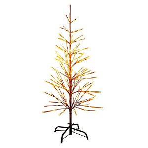 Árvore de Natal 360 Leds Clara / Marrom 165cm Bivolt