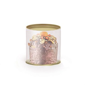 Lata Para Panetone 11x9,1cm Natal Clean 100g - 6 Un